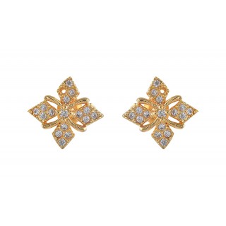 White Stone Stud