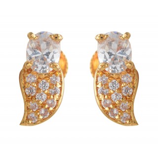 White Stone Stud