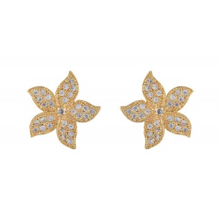 White Stone Stud