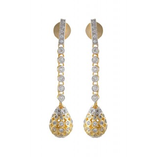 AD Stone Dangles  - Earring