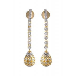 AD Stone Dangles  - Earring