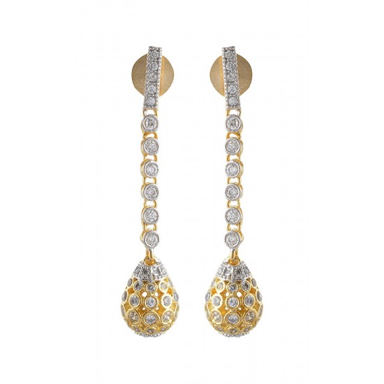 AD Stone Dangles  - Earring