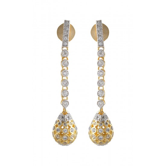 AD Stone Dangles  - Earring