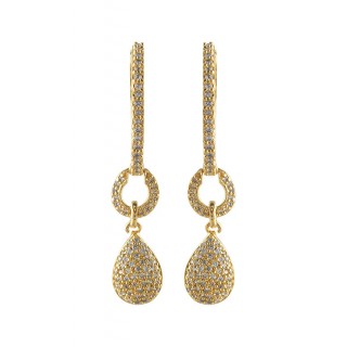 AD Stone Dangles  - Earring