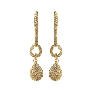 AD Stone Dangles  - Earring