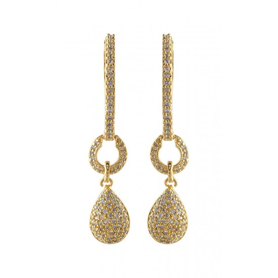 AD Stone Dangles - Earring AD Stone Dangles - Earring