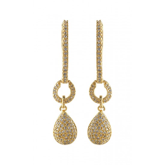 AD Stone Dangles  - Earring