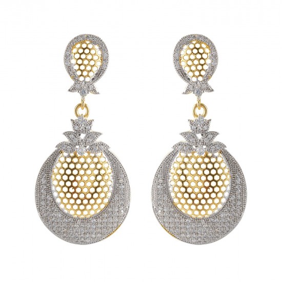 AD Stone Dangles - Earring AD Stone Dangles - Earring