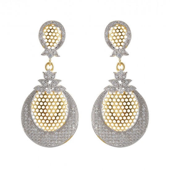 AD Stone Dangles  - Earring