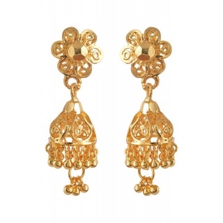 Gold Imitation Jumukka Earring