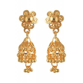 Gold Imitation Jumukka Earring