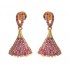 Ruby Stone Jumukka Earrings