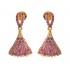 Ruby Stone Jumukka Earrings