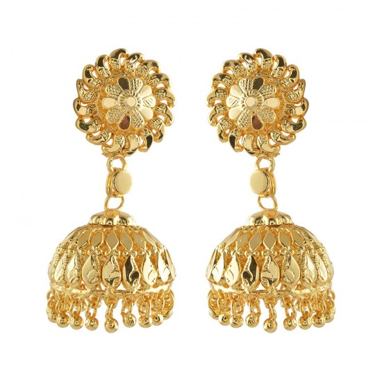Gold Imitation Jumukka Earring Gold Imitation Jumukka Earring