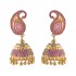 Ruby Stone Jumukka Earrings
