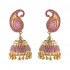 Ruby Stone Jumukka Earrings