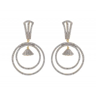 AD Stone Dangles  - Earring
