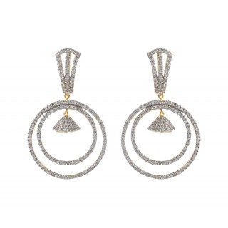 AD Stone Dangles  - Earring