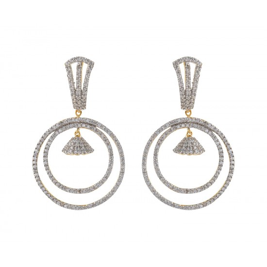 AD Stone Dangles - Earring AD Stone Dangles - Earring