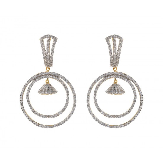 AD Stone Dangles  - Earring