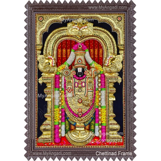 3D Balaji Tanjore Painting