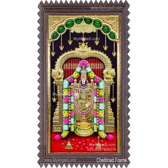 3D Balaji Tanjore Painting 3D Balaji Tanjore Painting