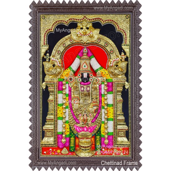 Balaji 3d Tanjore Painting Balaji 3d Tanjore Painting