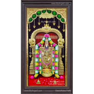 3D Balaji Tanjore Painting