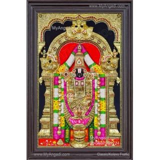 Balaji 3d Tanjore Painting