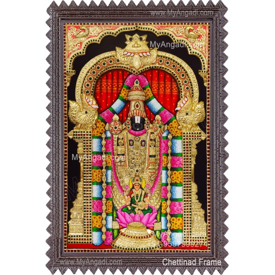 Balaji Lakshmi 3D Tanjore Painting