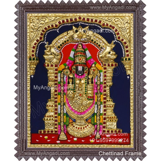 Balaji 3d Tanjore Painting