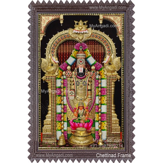 Balaji Lakshmi 3D Tanjore Painting