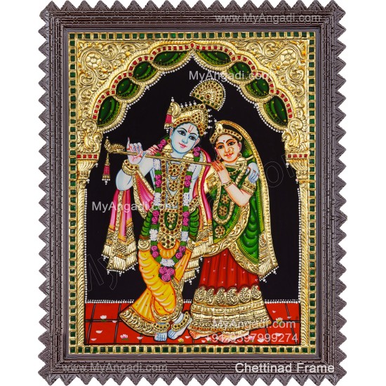 Radha Krishna Tanjore Painting