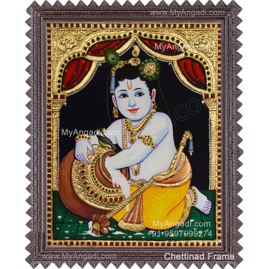 Butter Krishna Tanjore Painting