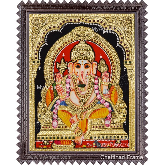 Ganesha Tanjore Painting