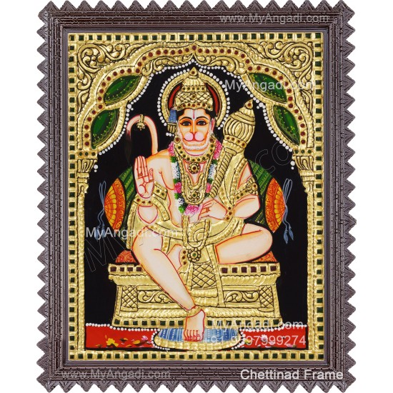 Hanuman Tanjore Painting