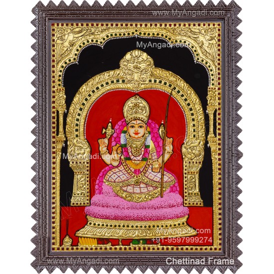 Agni Amman Tanjore Painting