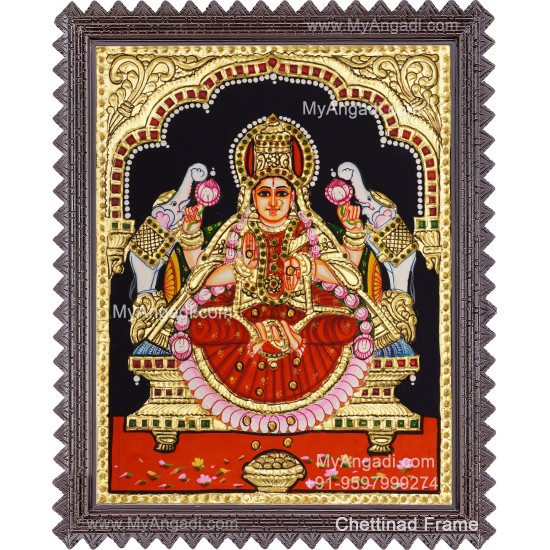 Gajalakshmi Tanjore Painting