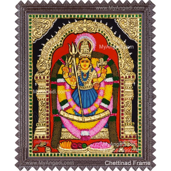 Muthu Mari Amman Tanjore Painting