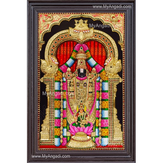 Balaji Lakshmi 3D Tanjore Painting