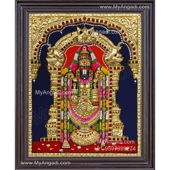 Balaji 3d Tanjore Painting