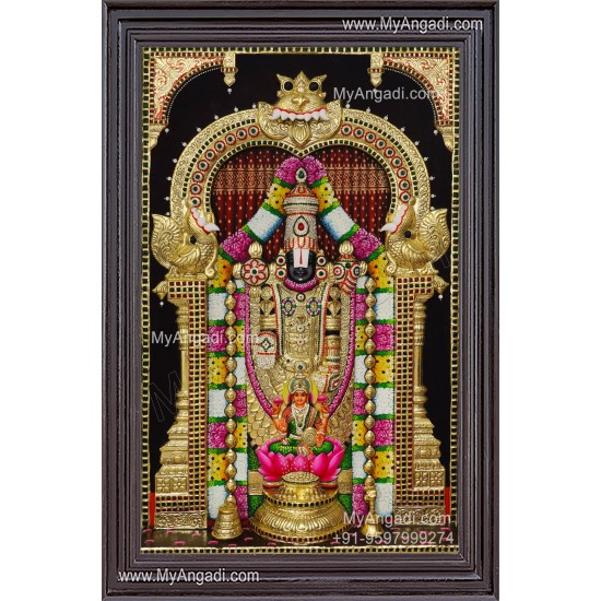 Balaji Lakshmi 3D Tanjore Painting