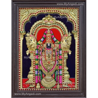 Balaji 3d Tanjore Painting