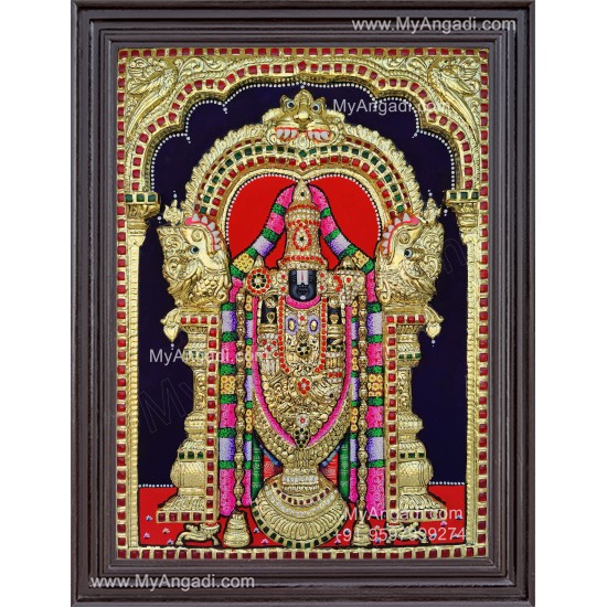 Balaji 3d Tanjore Painting Balaji 3d Tanjore Painting