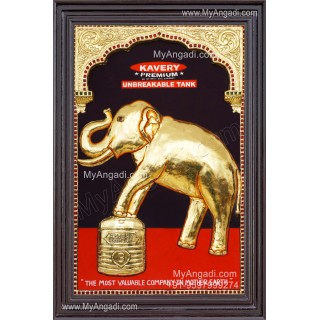 Logo Kavery Premium Unbreakable Tank Tanjore Painting