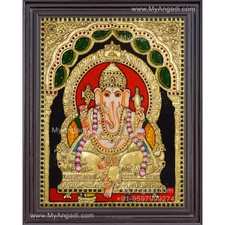 Ganesha Tajore Painting