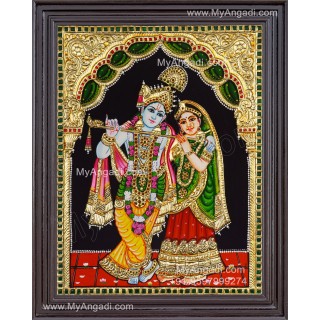 Radha Krishna Tanjore Painting