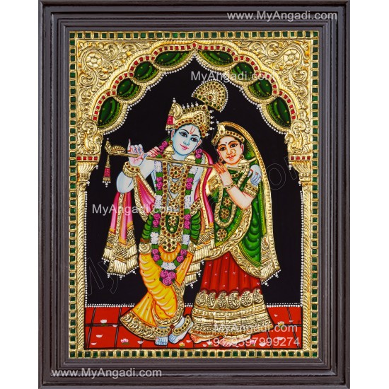 Radha Krishna Tanjore Painting