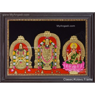 Balaji Thayar with Lakshmi Tanjore Painting