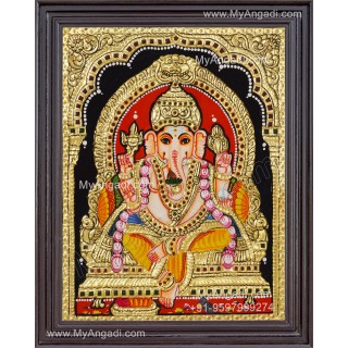 Ganesha Tanjore Painting